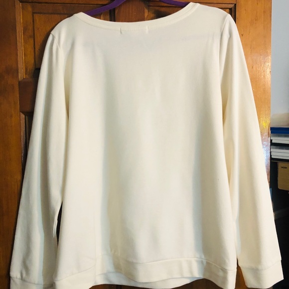 LOFT Beaded Sweatshirt Top - Picture 6 of 7